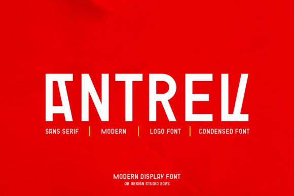 Antrev: A Quirky Sans Serif Font for Modern Editorial
