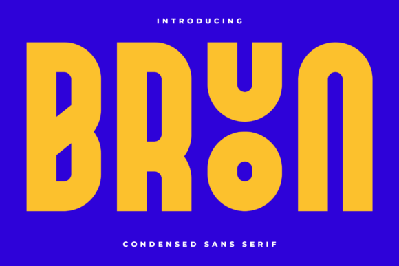 Bruon: A Modern Sans Serif Font for Makers