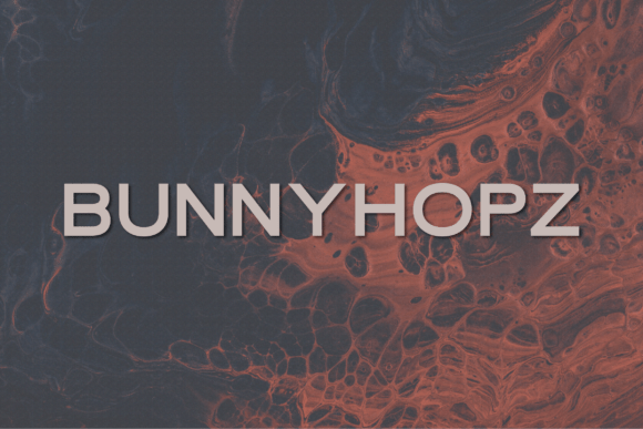 Bunnyhopz: A Modern Sans Serif Typeface for Brands
