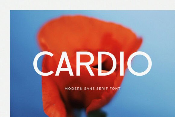 Cardio: A Modern Sans Serif Font for Digital Design