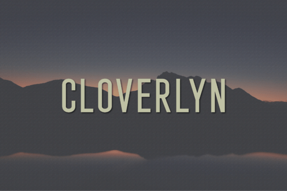Cloverlyn: A Modern Sans Serif Typeface for Editors
