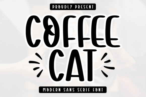 Coffee Cat: A Minimalist Sans Serif Font for Web Design