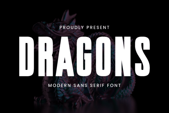 Dragons: A Bold Sans Serif Font for Modern Branding