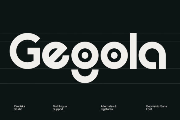 Gegola: The Ultimate Bold Sans Serif for Modern Brands
