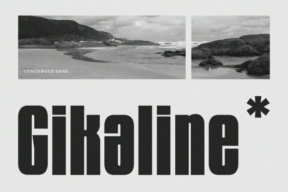 Gikaline: A Bold Sans Serif for Editorial Impact