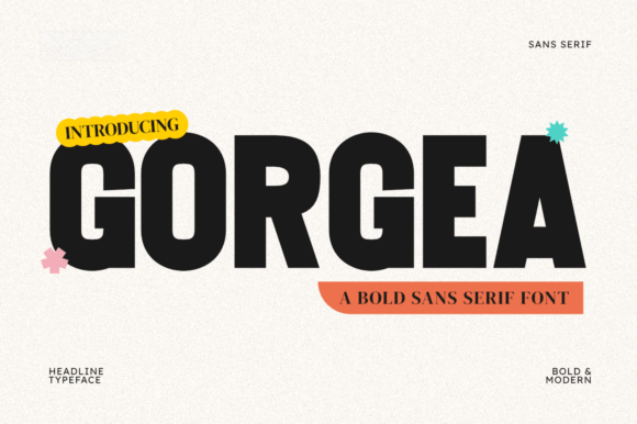 Gorgea: A Bold Sans Serif for Modern Branding