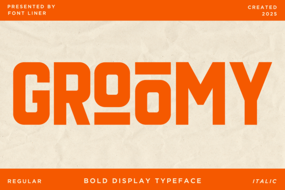 Groomy: A Bold Sans Serif Font for Editorial Impact