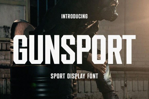 Gunsport: A Bold Sans Serif Font for Crafters