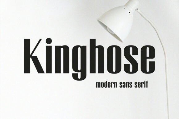 Kinghose: The Elegant Sans Serif Font for Modern Brands