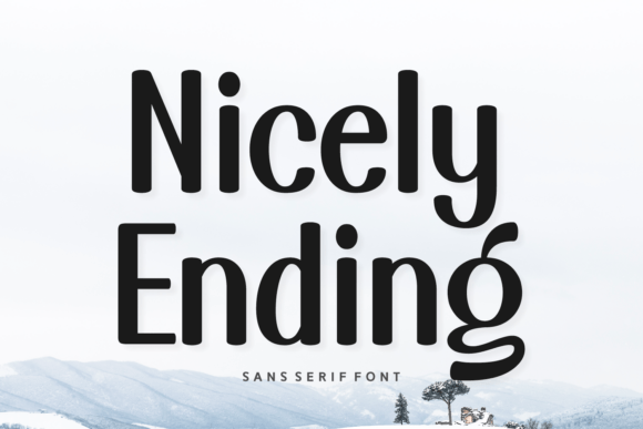 Nicely Ending: A Cozy Sans Serif for Modern Web Design