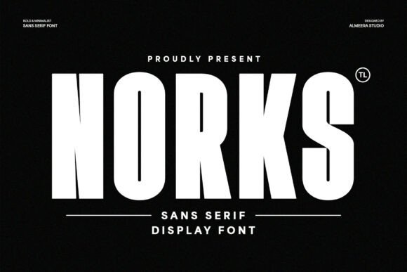 Norks: A Bold Sans Serif for Modern Editorial Design