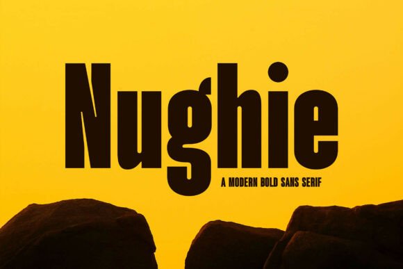 Nughie: A Bold Sans Serif Font for Branding