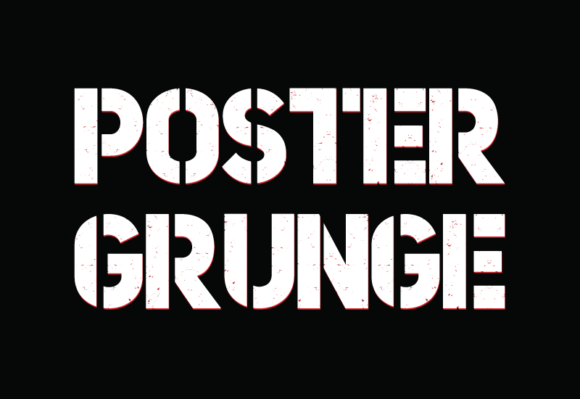 Poster Grunge: The Edgy Sans Serif Font for Crafters