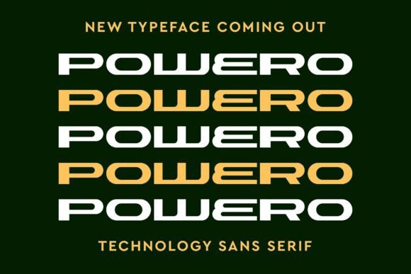 Powero: The Modern Sans Serif Font for Bold Marketing