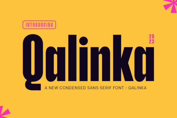Qalinka: A Bold Sans Serif Font for Makers