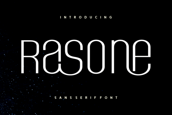 Rasone: A Futuristic Sans Serif Font for Modern Brands