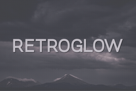 Retroglow: A Bold Sans Serif Font for Digital Brands