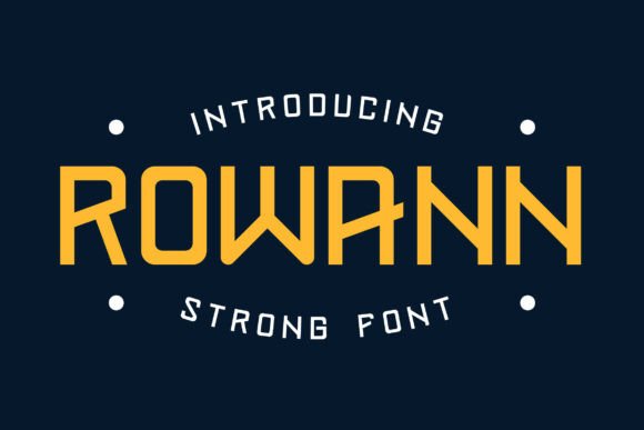 Rowann: A Modern Sans Serif Font for Brand Campaigns