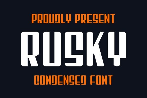Rusky: A Confident Sans Serif Font for Web Design