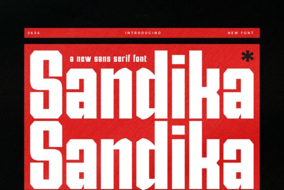 Sandika: A Modern Sans Serif Font for Editorial Design