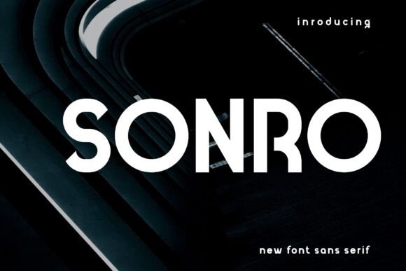 Sonro: The Bold Sans Serif Font for High-Impact Campaigns