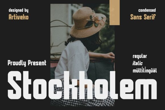 Stockholem: A Modern Sans Serif Font for Web Design