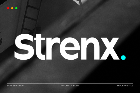 Strenx: A Bold Sans Serif Font for Modern Branding