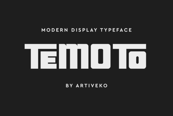 Temoto: A Modern Sans Serif Font for Your Brand