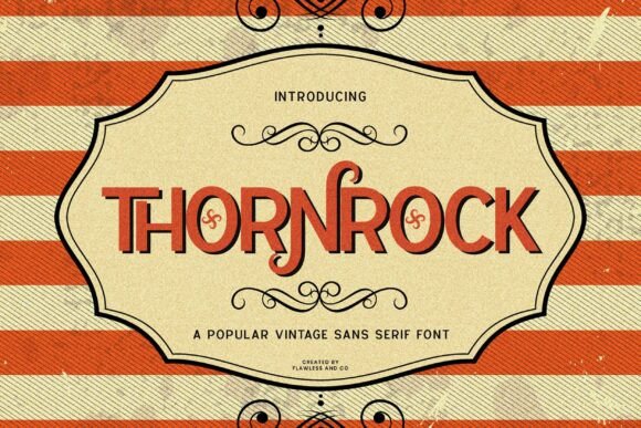 Thornrock: A Rugged Sans Serif for Bold Campaigns